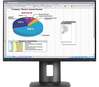 HP Z24n G2 24-inch FHD Edge-to-Edge Display PC Monitors (TFT)