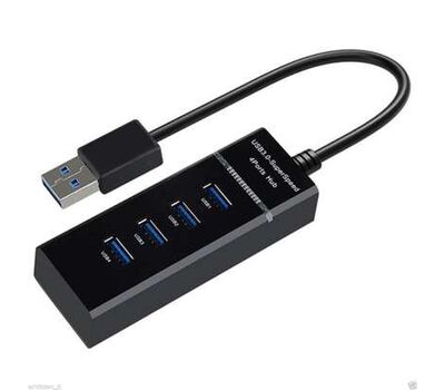 Generic High-speed USB 3.0 Hub 4 Port USB Splitter USB Hub 3.0 Computer Accessories