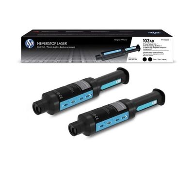 HP 103ad 2-Pack Toner Reload Kit (Black) Cartridges, Ink Toners & Ink Tank (CISS)