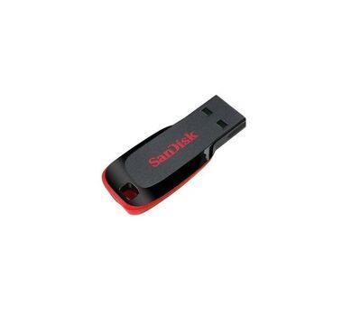 Sandisk Flash Disk - 128gb - Black & Red Drives & Storage Devices