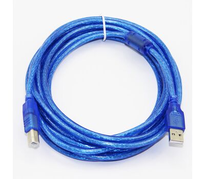 Universal usb printer cable 10m blue Cables