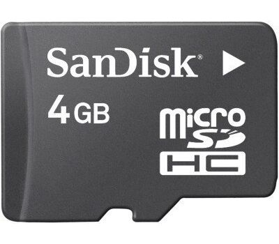 Sandisk 4gb memory card Memory