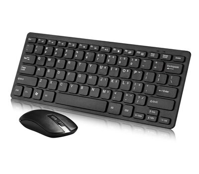 Gkm901 wireless 2.4GHz mini Ultra slim silent keyboard mouse set office wireless keyboard and mouse combo set Keyboards