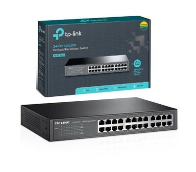 Tp link, 24-port 10/100mbps desktop/rackmount switch, tl-sf1024d Switches