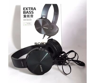 Sony Extra Bass MDR-XB450AP On-Ear Wired Headphones with Mic Computer Accessories