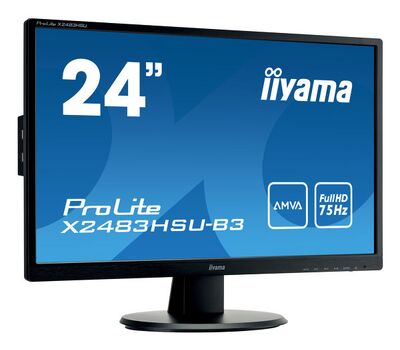 Iiyama Prolite x2483hsu 24" Monitor with HDMI PC Monitors (TFT)