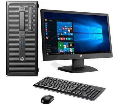 Hp 406 g2 mt - core i3-6th gen - 3.7 ghz - 8 gb ram - 500gb hdd - 18.5 Inch Monitor - keyboard, mouse Mini & Micro Tower PC