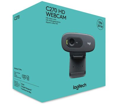 Logitech C270 HD Webcam 720p Video with Noise Reducing Mic Webcams