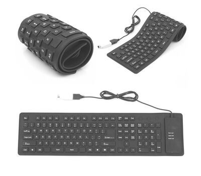 USB Flexible Keyboard Foldable Keyboards